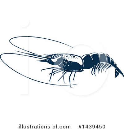 Shrimp Clipart #1439450 by Vector Tradition SM