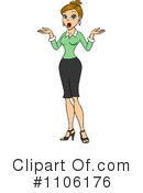 Shrugging Clipart #1106176 by Cartoon Solutions