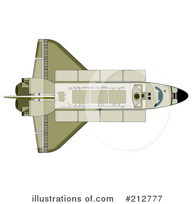 Royalty-Free (RF) Shuttle Clipart Illustration by patrimonio - Stock Sample #212777