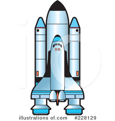 Royalty-Free (RF) Shuttle Clipart Illustration by Lal Perera - Stock Sample #228129