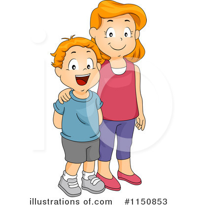 Royalty-Free (RF) Siblings Clipart Illustration by BNP Design Studio - Stock Sample #1150853