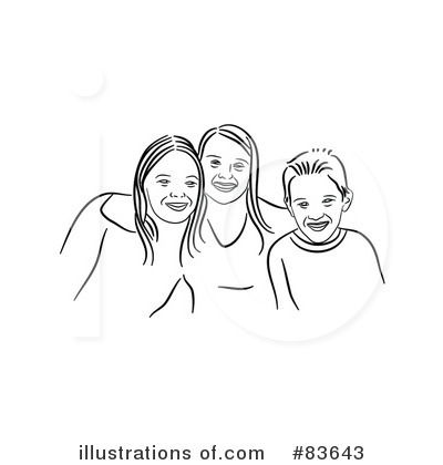 Royalty-Free (RF) Siblings Clipart Illustration by Prawny - Stock Sample #83643