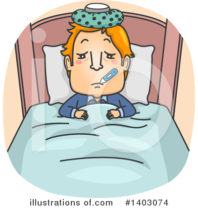 Royalty-Free (RF) Sick Clipart Illustration by BNP Design Studio - Stock Sample #1403074