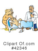 Sick Pig Clipart #42346 by Snowy