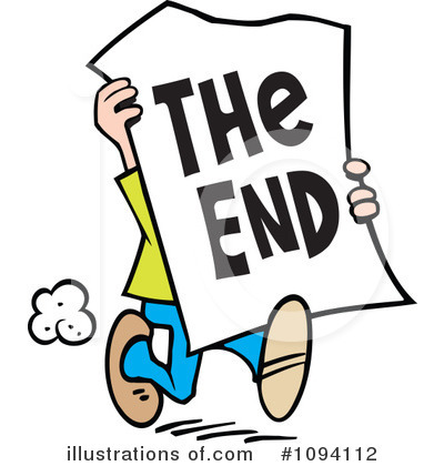 The End Clipart #1094112 by Johnny Sajem