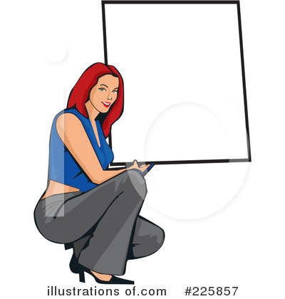 Royalty-Free (RF) Sign Clipart Illustration by David Rey - Stock Sample #225857