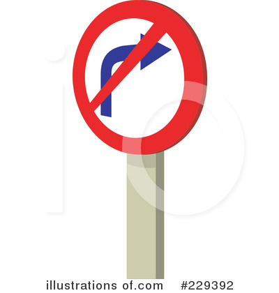 Royalty-Free (RF) Sign Clipart Illustration by patrimonio - Stock Sample #229392