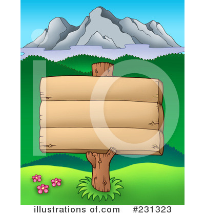 Royalty-Free (RF) Sign Clipart Illustration by visekart - Stock Sample #231323