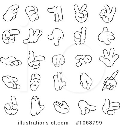 Royalty-Free (RF) Sign Language Clipart Illustration by yayayoyo - Stock Sample #1063799