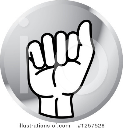 Royalty-Free (RF) Sign Language Clipart Illustration by Lal Perera - Stock Sample #1257526