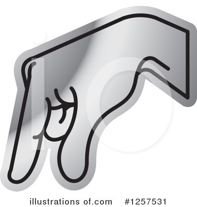 Royalty-Free (RF) Sign Language Clipart Illustration by Lal Perera - Stock Sample #1257531