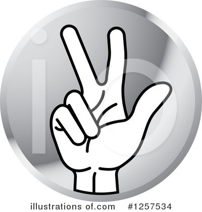 Royalty-Free (RF) Sign Language Clipart Illustration by Lal Perera - Stock Sample #1257534