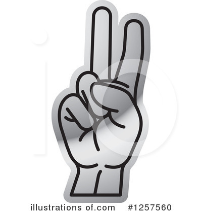 Royalty-Free (RF) Sign Language Clipart Illustration by Lal Perera - Stock Sample #1257560