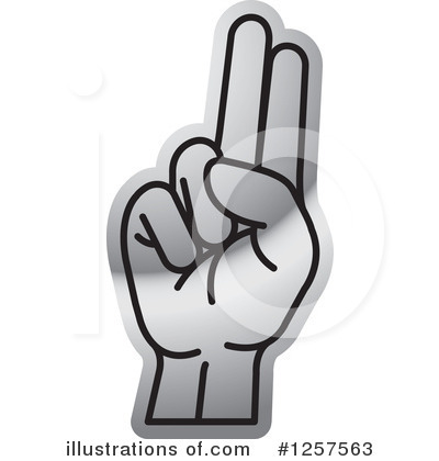 Royalty-Free (RF) Sign Language Clipart Illustration by Lal Perera - Stock Sample #1257563