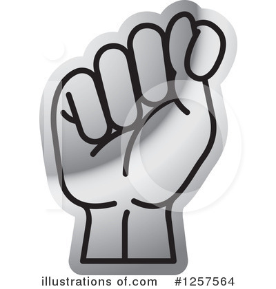 Royalty-Free (RF) Sign Language Clipart Illustration by Lal Perera - Stock Sample #1257564