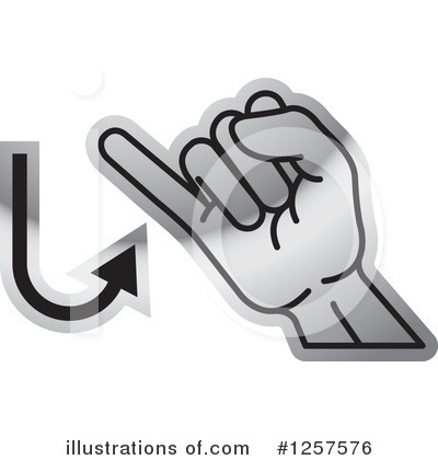 Royalty-Free (RF) Sign Language Clipart Illustration by Lal Perera - Stock Sample #1257576
