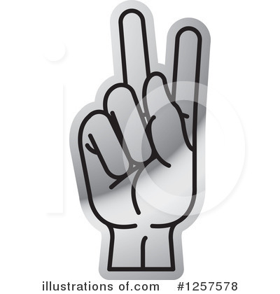 Royalty-Free (RF) Sign Language Clipart Illustration by Lal Perera - Stock Sample #1257578