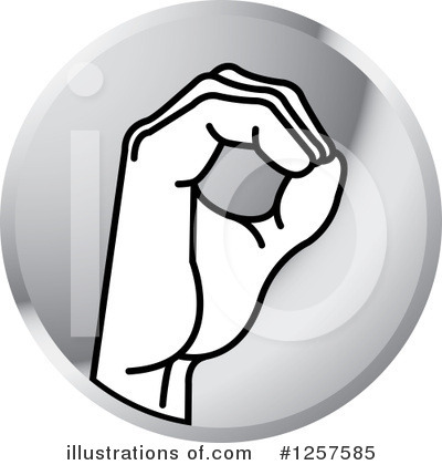 Royalty-Free (RF) Sign Language Clipart Illustration by Lal Perera - Stock Sample #1257585