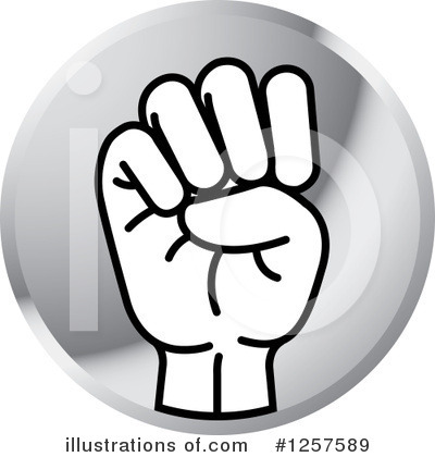 Royalty-Free (RF) Sign Language Clipart Illustration by Lal Perera - Stock Sample #1257589