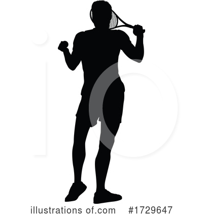 Royalty-Free (RF) Silhouette Clipart Illustration by AtStockIllustration - Stock Sample #1729647