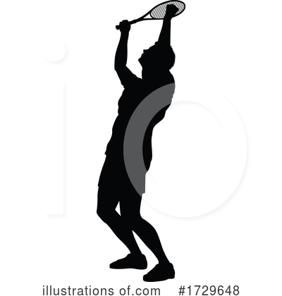 Royalty-Free (RF) Silhouette Clipart Illustration by AtStockIllustration - Stock Sample #1729648