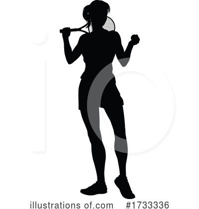 Royalty-Free (RF) Silhouette Clipart Illustration by AtStockIllustration - Stock Sample #1733336