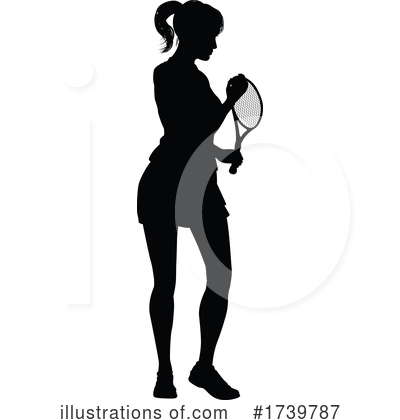 Royalty-Free (RF) Silhouette Clipart Illustration by AtStockIllustration - Stock Sample #1739787