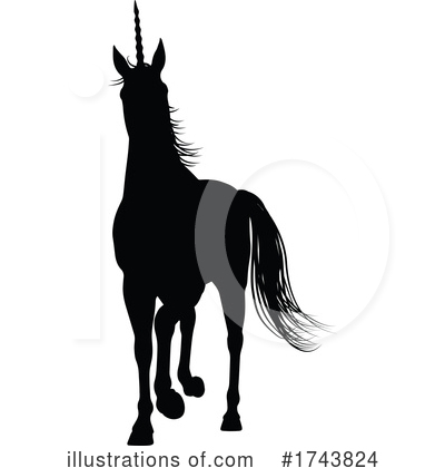 Royalty-Free (RF) Silhouette Clipart Illustration by AtStockIllustration - Stock Sample #1743824