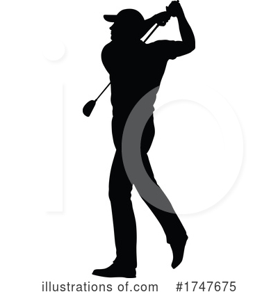 Royalty-Free (RF) Silhouette Clipart Illustration by AtStockIllustration - Stock Sample #1747675