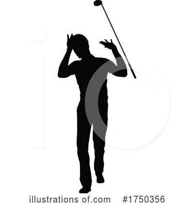 Royalty-Free (RF) Silhouette Clipart Illustration by AtStockIllustration - Stock Sample #1750356