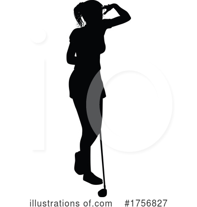 Royalty-Free (RF) Silhouette Clipart Illustration by AtStockIllustration - Stock Sample #1756827