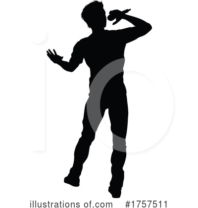 Royalty-Free (RF) Silhouette Clipart Illustration by AtStockIllustration - Stock Sample #1757511