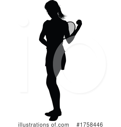 Royalty-Free (RF) Silhouette Clipart Illustration by AtStockIllustration - Stock Sample #1758446