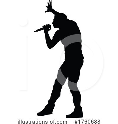 Royalty-Free (RF) Silhouette Clipart Illustration by AtStockIllustration - Stock Sample #1760688