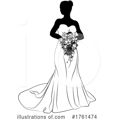 Royalty-Free (RF) Silhouette Clipart Illustration by AtStockIllustration - Stock Sample #1761474