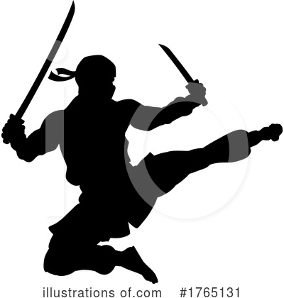 Samurai Clipart #1765131 by AtStockIllustration