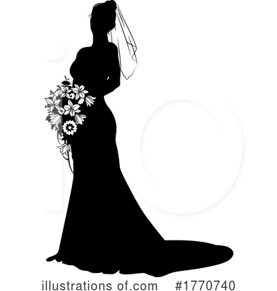 Royalty-Free (RF) Silhouette Clipart Illustration by AtStockIllustration - Stock Sample #1770740