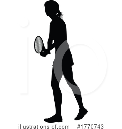 Royalty-Free (RF) Silhouette Clipart Illustration by AtStockIllustration - Stock Sample #1770743