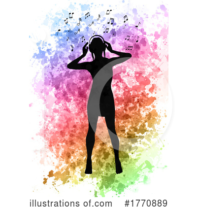 Royalty-Free (RF) Silhouette Clipart Illustration by KJ Pargeter - Stock Sample #1770889