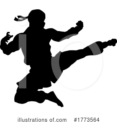 Karate Clipart #1773564 by AtStockIllustration