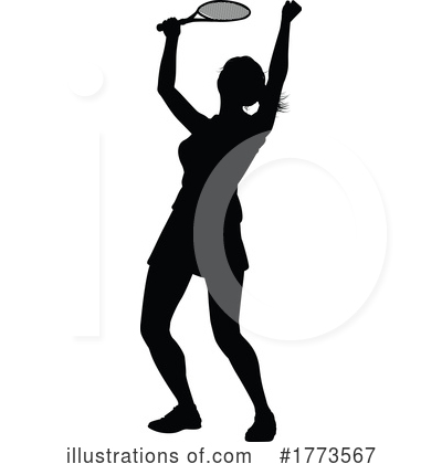 Royalty-Free (RF) Silhouette Clipart Illustration by AtStockIllustration - Stock Sample #1773567