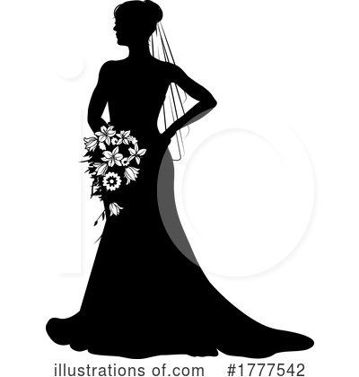 Royalty-Free (RF) Silhouette Clipart Illustration by AtStockIllustration - Stock Sample #1777542