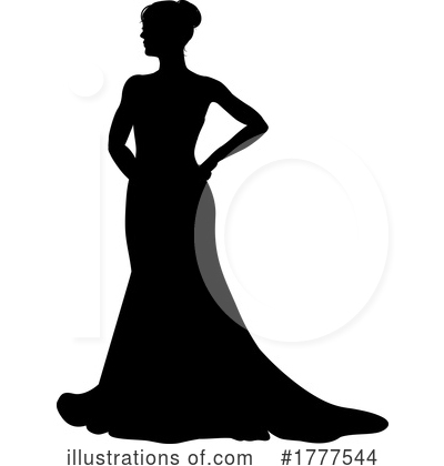 Royalty-Free (RF) Silhouette Clipart Illustration by AtStockIllustration - Stock Sample #1777544