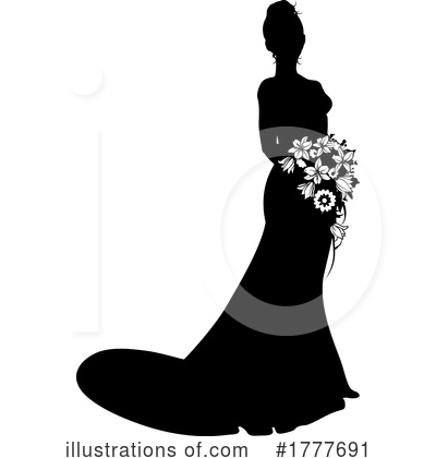 Royalty-Free (RF) Silhouette Clipart Illustration by AtStockIllustration - Stock Sample #1777691