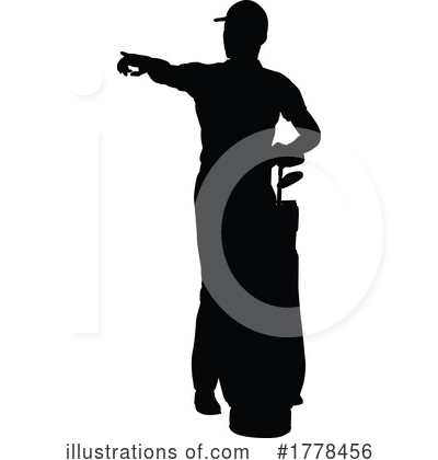 Royalty-Free (RF) Silhouette Clipart Illustration by AtStockIllustration - Stock Sample #1778456