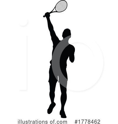 Royalty-Free (RF) Silhouette Clipart Illustration by AtStockIllustration - Stock Sample #1778462
