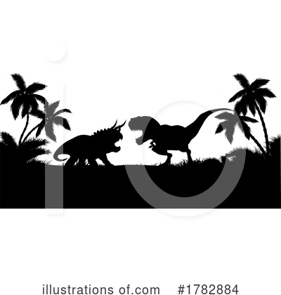 Triceratops Clipart #1782884 by AtStockIllustration