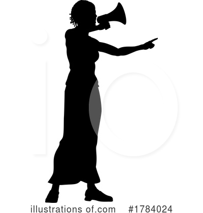 Royalty-Free (RF) Silhouette Clipart Illustration by AtStockIllustration - Stock Sample #1784024