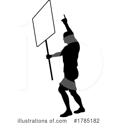 Royalty-Free (RF) Silhouette Clipart Illustration by AtStockIllustration - Stock Sample #1785182