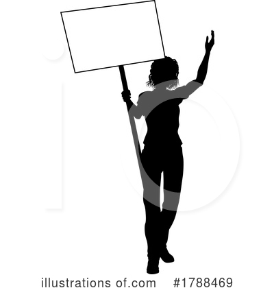 Royalty-Free (RF) Silhouette Clipart Illustration by AtStockIllustration - Stock Sample #1788469